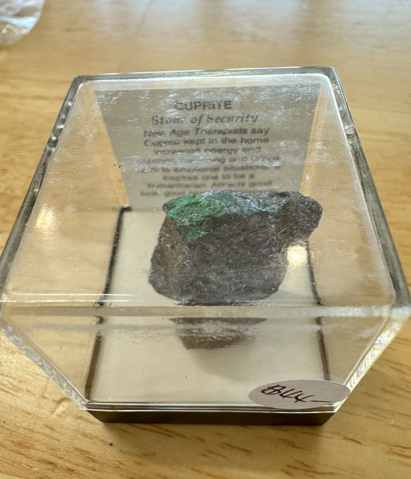 Cuprite Specimen Boxed