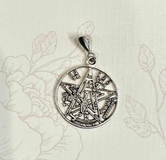 Pentagram 925 Sterling Silver Pendant