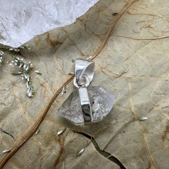 Herkimer Diamond 925 Sterling Silver Pendant Quality Gemstone Jewellery