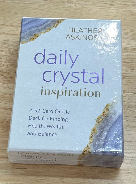 Daily Crystal Inspiration A 52-Card Oracle Deck for Finding Health, Wealth, and Balance
