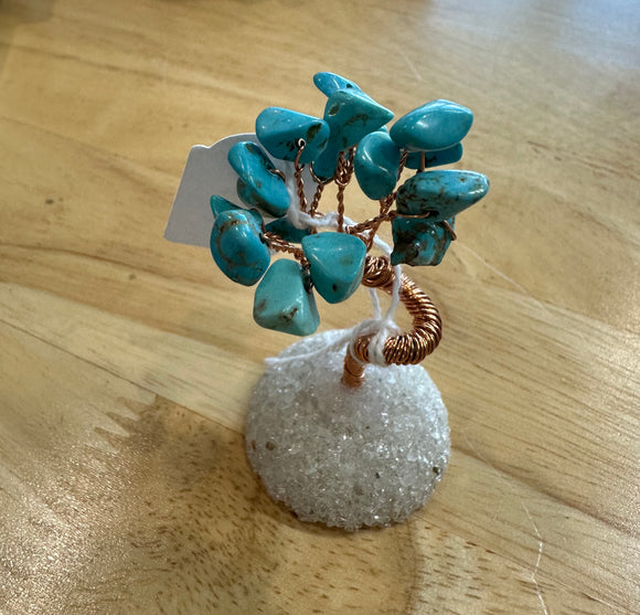 Blue Howlite Tree - Mini size