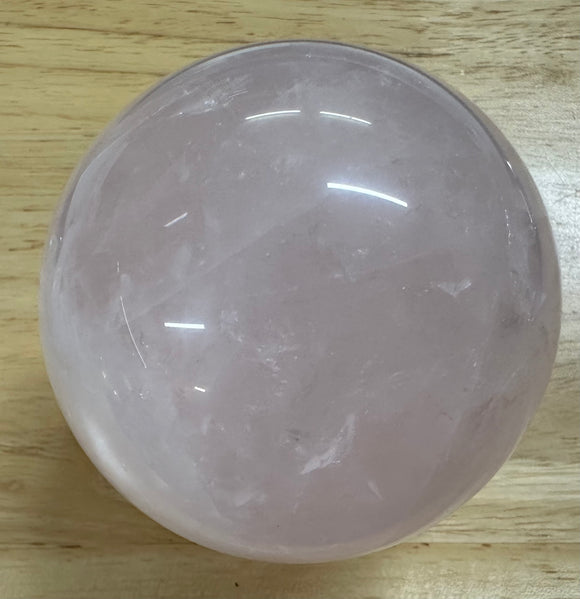 Rose Quartz Sphere 7.5cm 580g