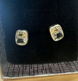 Yellow Topaz Studs Sterling Silver Earrings - Quality Gemstone Jewellery