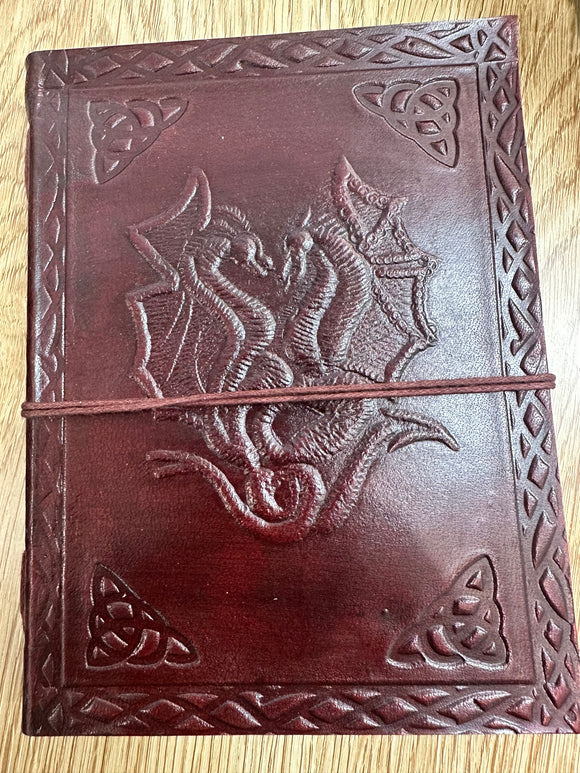 LEATHER JOURNAL – DRAGONS 6 X 8