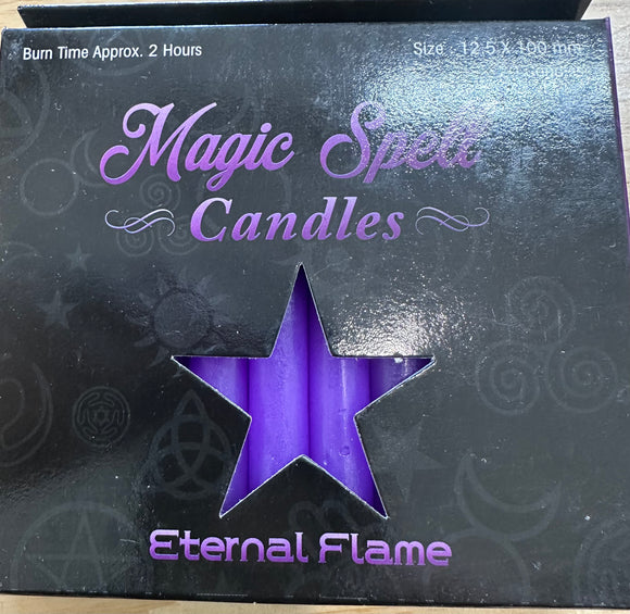 Spell Candle 4” Purple (Pack of 20)