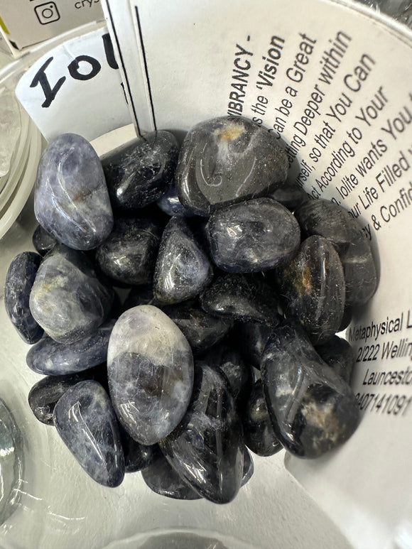 Iolite - VIBRANCY - Tumbled Stones