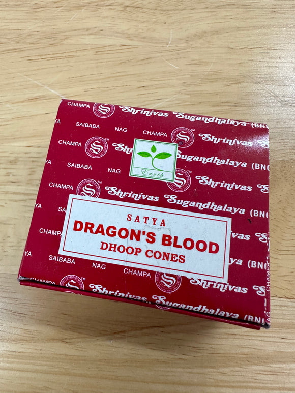 Dragon’s Blood Dhoop Cones Satya