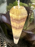 Fluorite Crystal Pendulum