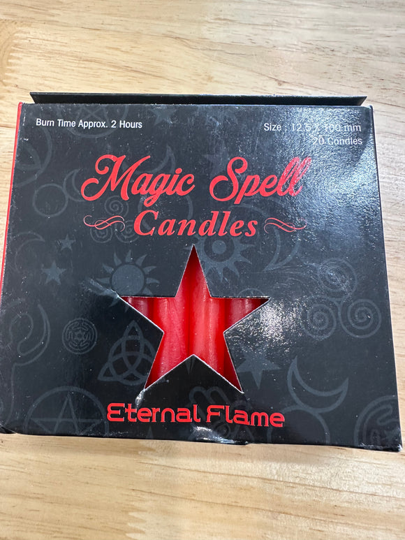 Spell Candle 4” Red (Pack of 20)