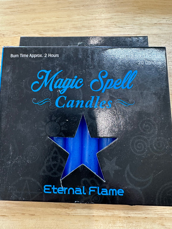 Spell Candle 4” Blue (Pack of 20)