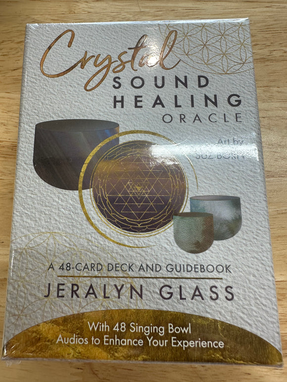 Crystal Sound Healing Oracle: A 48-Card Deck and Guidebook with 48 Singing Bowl Audios to Enhance Your Experience