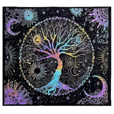 CELTIC TREE PRINTED DOUBLE THROW