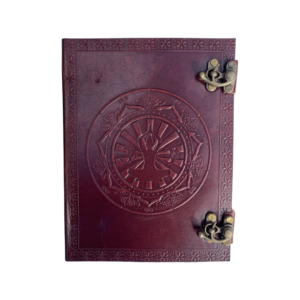 LEATHER JOURNAL WITH CLASPS – Yoga Spirit
