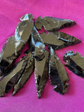Black Obsidian Arrowhead 2 inch Specimen