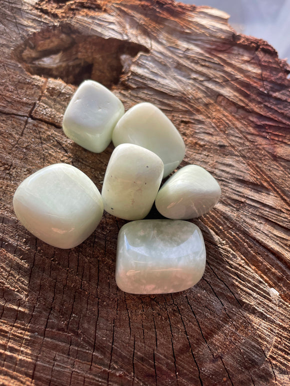 New Jade - LUCK & PROSPERITY - Tumble Stone