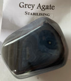 Grey Agate JUMBO TUMBLED  - BALANCE