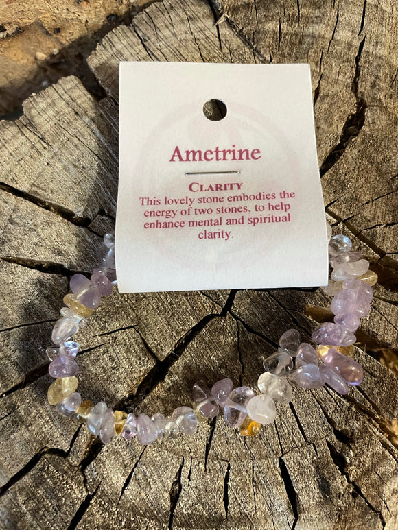 Ametrine - Clarity - Crystal Chip Bracelet