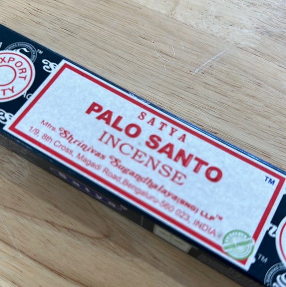 PALO SANTO INCENSE  15G SATYA