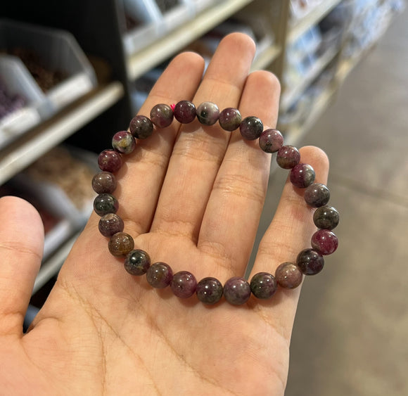 Pink Tourmaline Bracelet 6mm