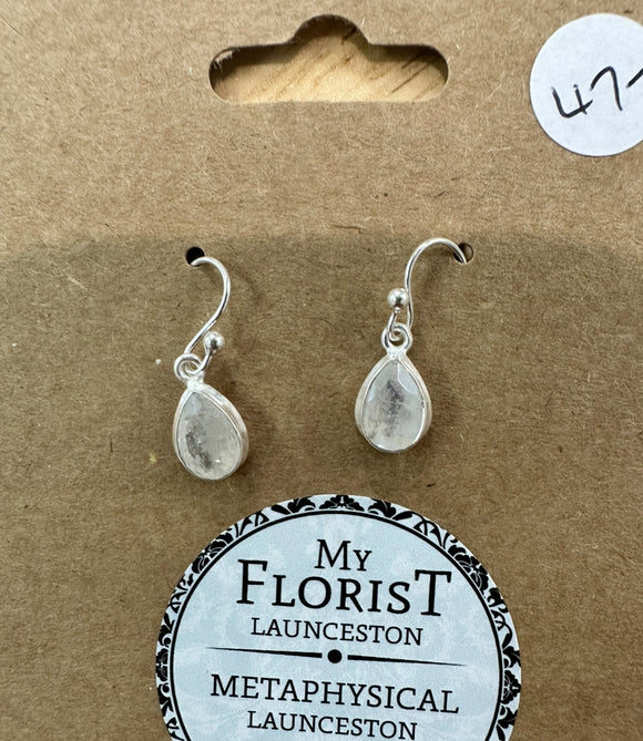 Herkimer Diamond Sterling Silver Earrings