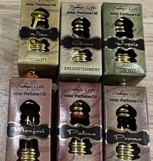 Attar Perfume Oil - Body Perfume Blended with Essential Oils - Vegan Perfume for Women & Men - Arabian Fragrance - (3mL) Prabhuji's Gifts