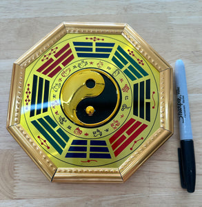 Golden Bagua Plaque – 7 Inch