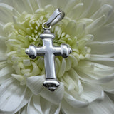 Ornate Cross Pendant - 925 Sterling Silver