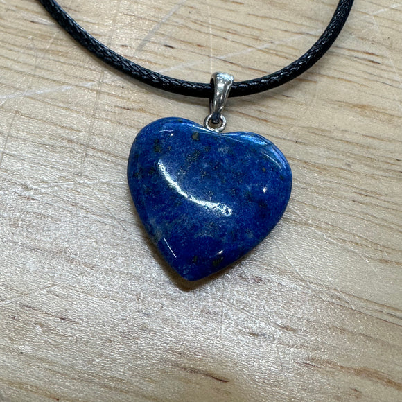 Lapis Lazuli- GEMSTONE HEART PENDANT