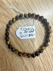 Tiger Eye Mix Bracelet 6mm