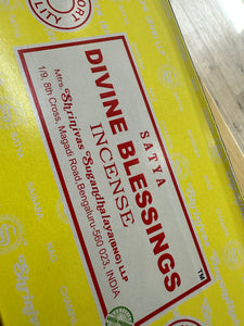 DIVINE BLESSINGS INCENSE  15G SATYA