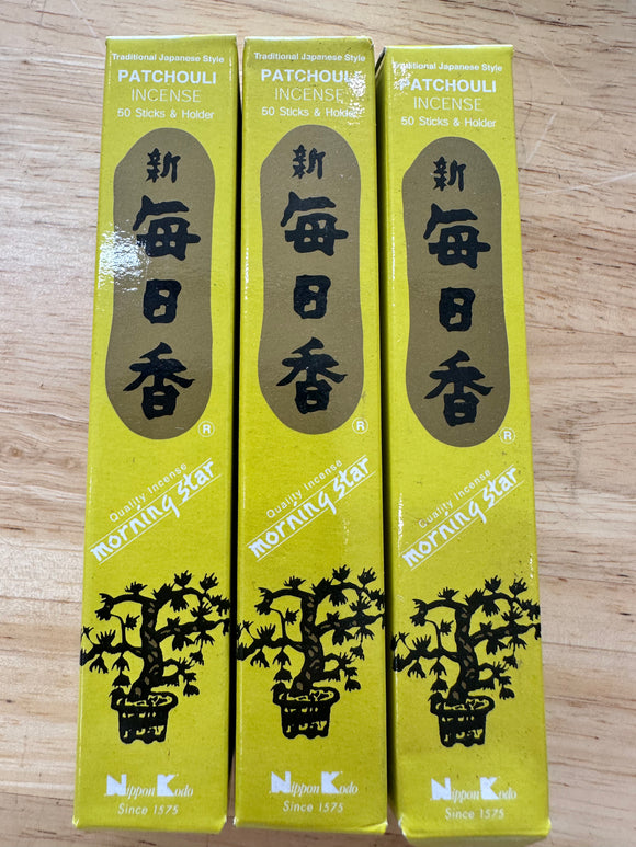 MORNING STAR - PATCHOULI - JAPANESE INCENSE