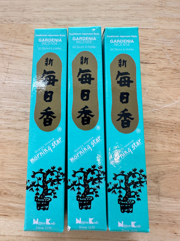 MORNING STAR - GARDENIA - JAPANESE INCENSE