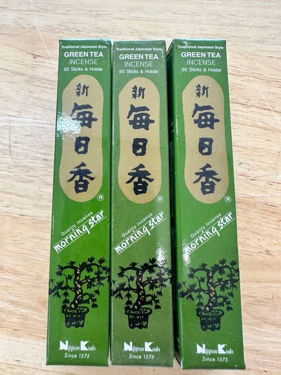 MORNING STAR - GREEN TEA - JAPANESE INCENSE