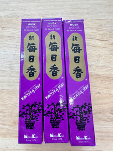 MORNING STAR - MUSK - JAPANESE INCENSE