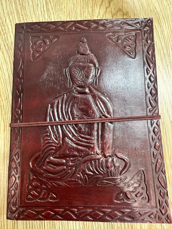 LEATHER JOURNAL – BUDDHA 6 X 8