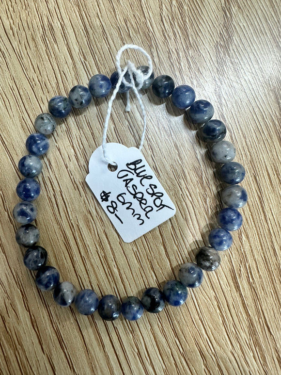 Blue Spot Jasper Bracelet 6mm