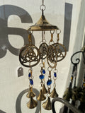 Triquetra Brass Wind Chime With Bells