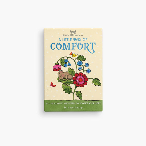 A Little Box of Comfort - 24 Twigseeds Affirmations Cards + Stand