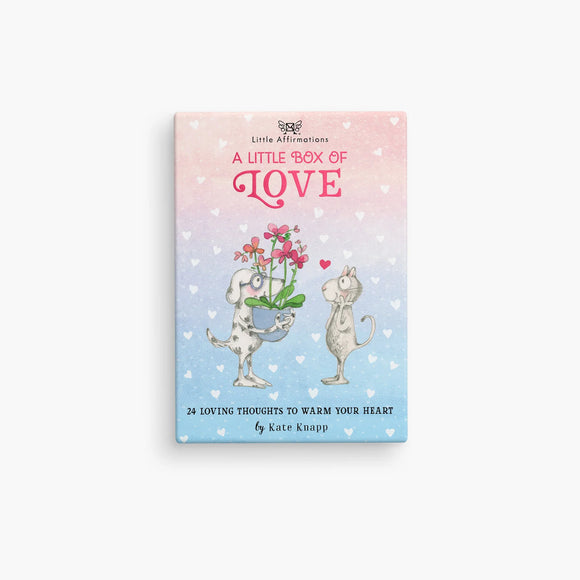 A Little Box of Love - 24 Twigseeds Affirmations Cards + Stand