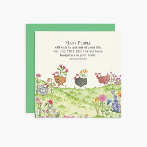 Twigseeds Greeting Card - Many People Walk In