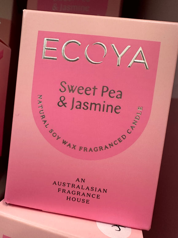 Sweet Pea & Jasmine Madison Candle - 80g - Ecoya