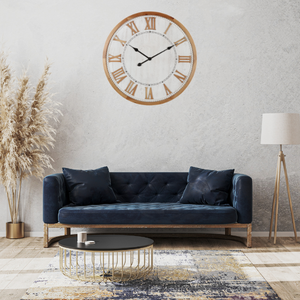 Hamptons Roman Numerical Wall Clock  68cm