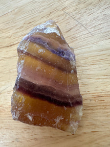 Fluorite -Yellow/Purple piece 6cm x 4cm