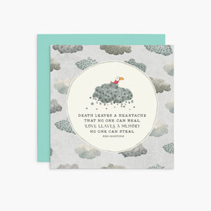 Twigseeds Greeting Card - Death Leaves a Heartache