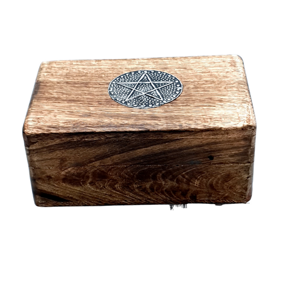 Pentagram Wooden Box