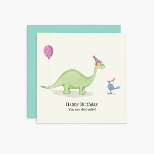 Twigseeds Birthday Card - You Are Dino-Mite!