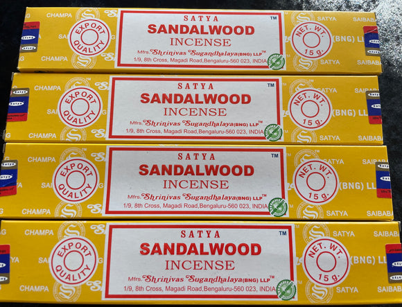 SANDALWOOD INCENSE 15G - SATYA