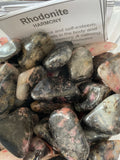 Rhodonite - HARMONY - Tumble Stone