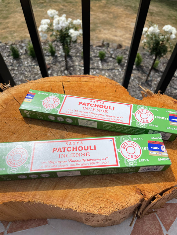 PATCHOULI INCENSE  15G SATYA