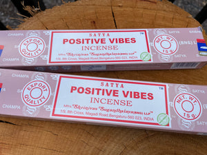 POSITIVE VIBES INCENSE 15G - SATYA